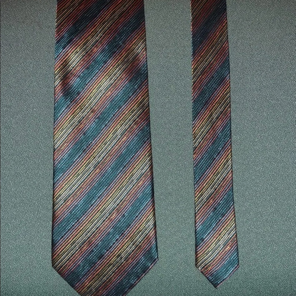 Daniel De Fasson Rainbow Stripe Tie